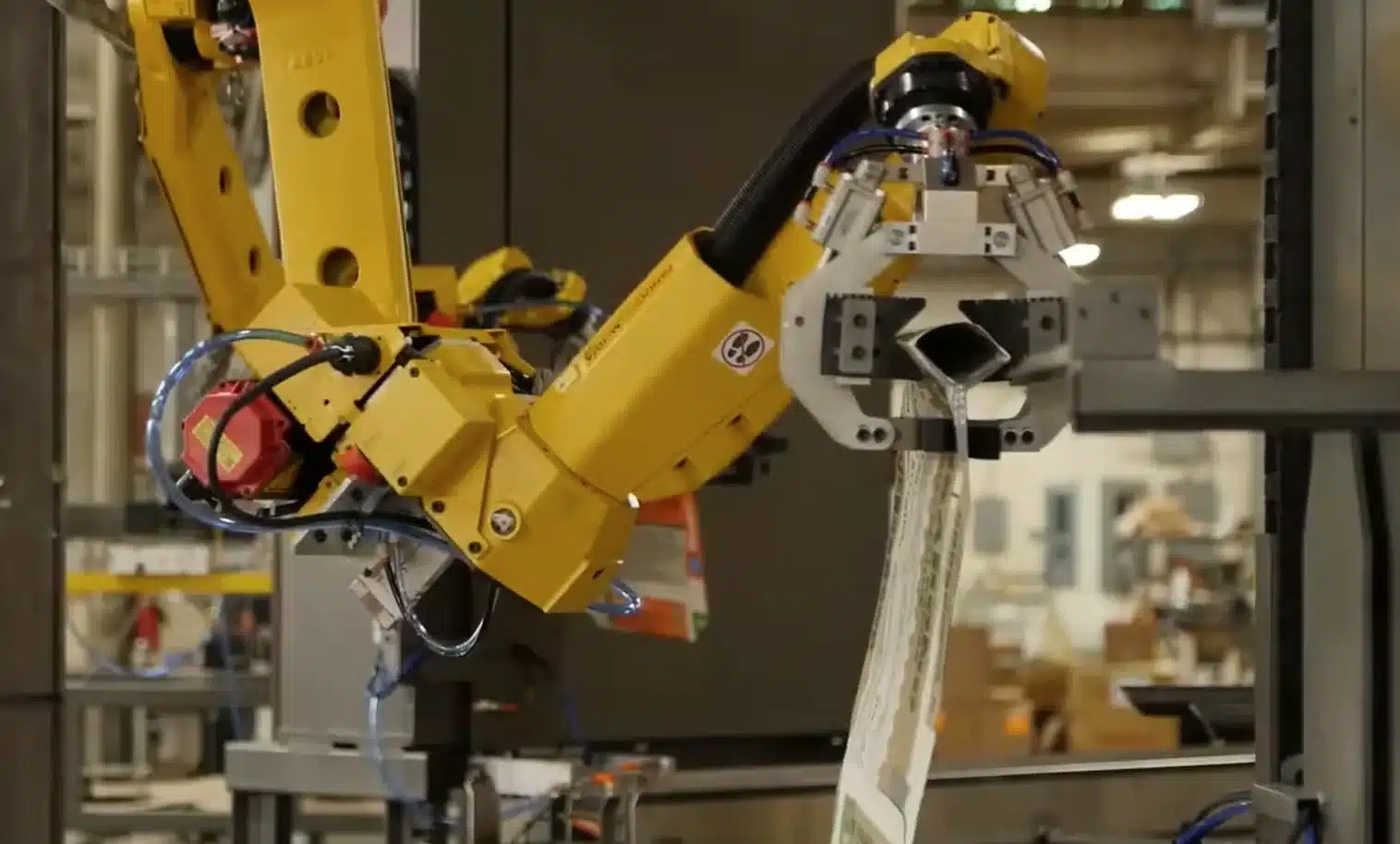 Robotic Valve Bag Placing