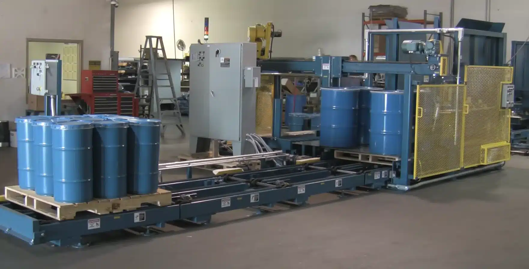 Conventional Drum Palletizing